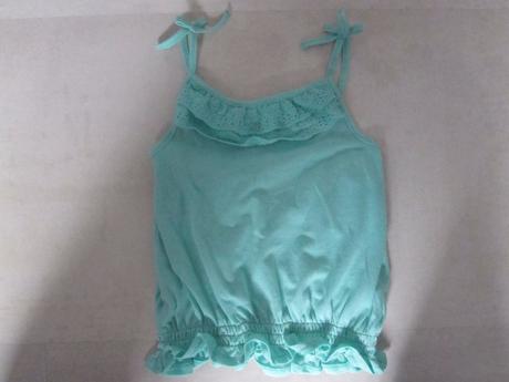 Tílko s krajkou nenošené, terranova,80