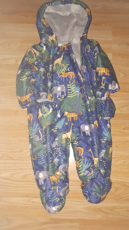 Zimní kombinéza se zvířátky john lewis 74, john lewis,74