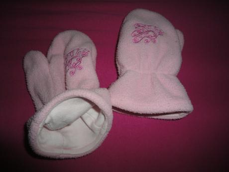 Jemně růžový fleec set s princeznou, vel. 1-2 roky, 92