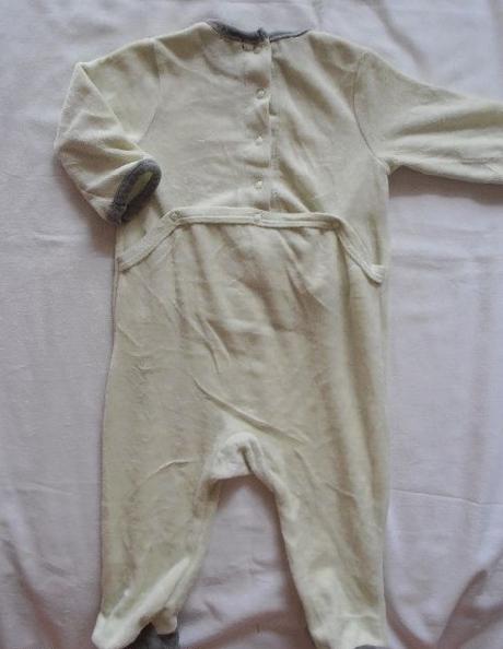 P152.zelenkavé sametové dupačky 6-9 měs., 74