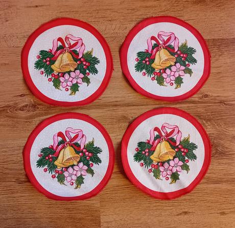 Vanoční ubrousky látkové, 