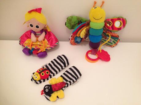 Hračky pro kojence zn.lamaze,haba,lego,chicco a.i,