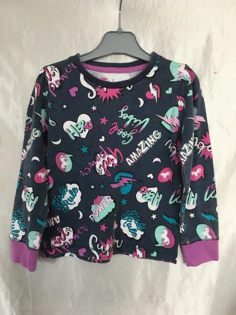 Modré pyžamové triko, 104