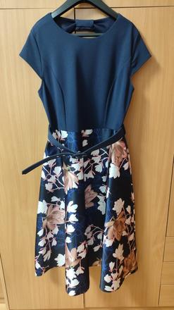 Společenské šaty luxe by dorothy perkins tm. modré, dorothy perkins,40