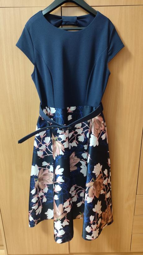 Společenské šaty luxe by dorothy perkins tm. modré, dorothy perkins,40