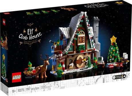 Vánoční lego creator 10275 elfí domek,