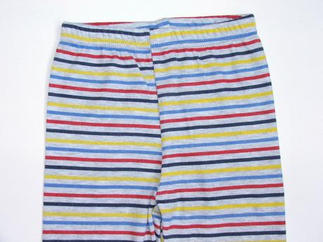 H162 pruhované slabší tepláky vel. 68, 68