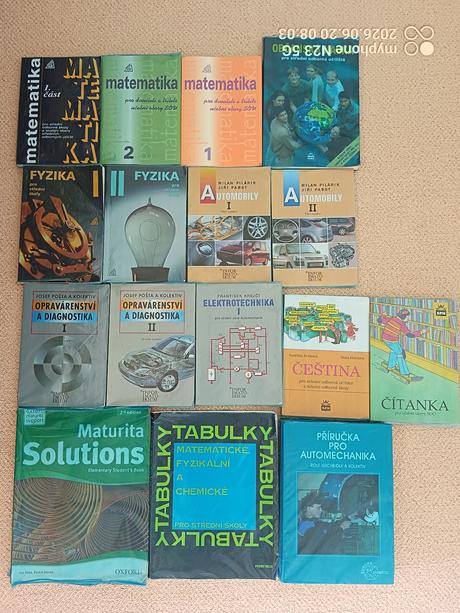 Literatura "automechanik opravář" na 3lety obor",