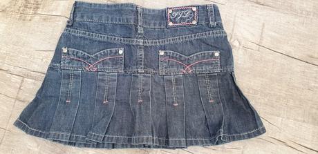 Dívčí džínová minisukně, pepe jeans,122