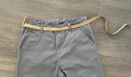 Prodám šedé dlouhé kalhoty destination vel. 158. d, 158