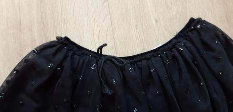 Černá tylová sukně h&m vel. 110-116, h&m,110