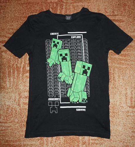 Chlapecké tričko minecraft vel. 128-134, george,128