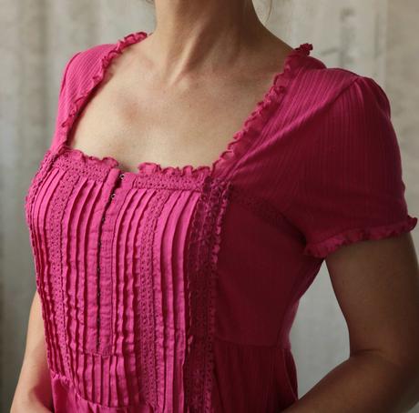 Růžová tričkohalenka s háčky next vel.40, next,l