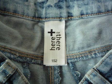 Riflové kraťasy s hvězdičkami vel. 152 c&a, c&a,152