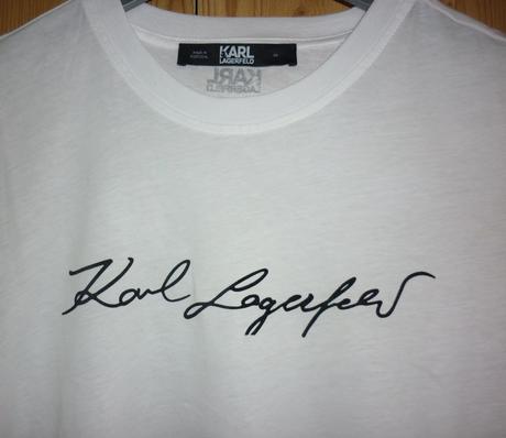 Bílé basic dámské tričko karl lagerfeld, xs