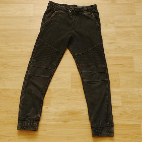 Cerne kalhoty v pase do gumy 140 h&m dzinovy vzhle, h&m,140