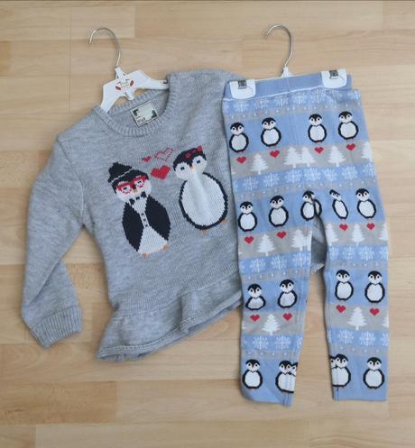 Komplet svetr & legíny 98/104 sportdirect, 104