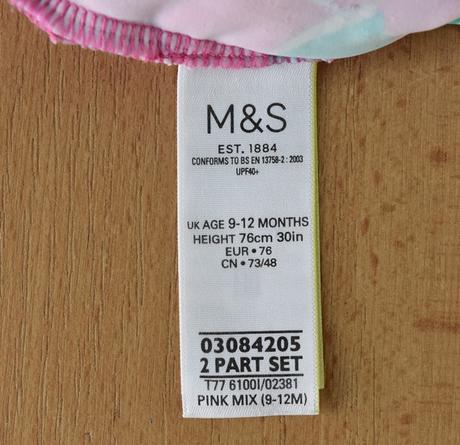 Plavky vel. 9 - 12m, marks & spencer,80