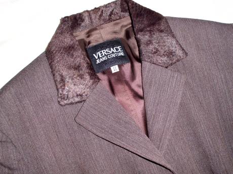 Tmavohnedé vlna, versace,l