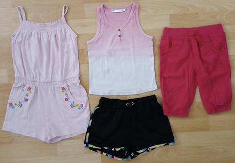 Dívčí letní set 4 ks vel. 122, 122–134