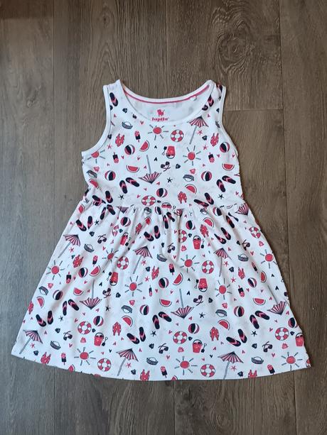 5x dívčí letní šaty, vel. 98/104, lupilu,98