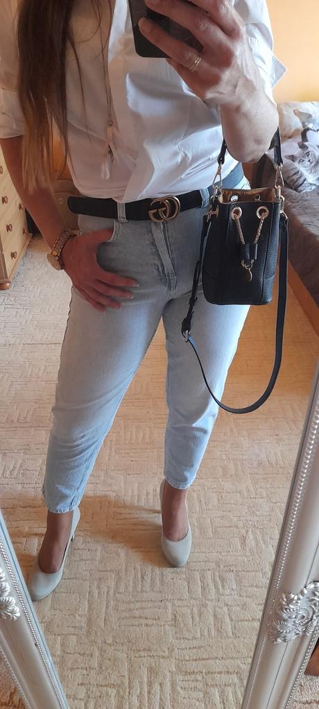 Terranova džíny mom fit světlé, terranova,42