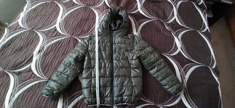 Bunda prošívaná zelená, 128