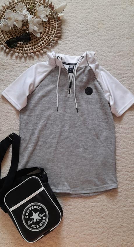 Black squad sportovní triko s kapucí, xs