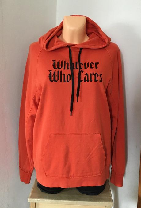 Vel. 38 cihlová mikina s kapucí, bershka,38