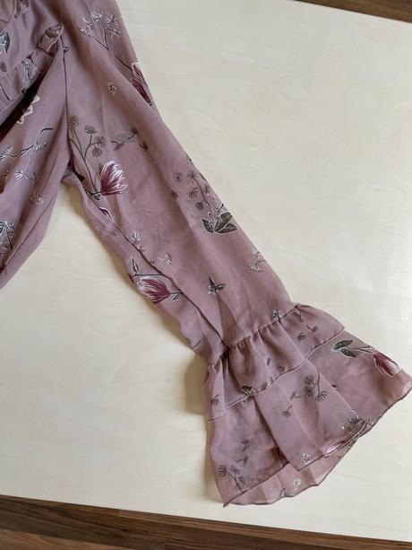 Nová volán květinová halenka, vel m, amisu, amisu,m