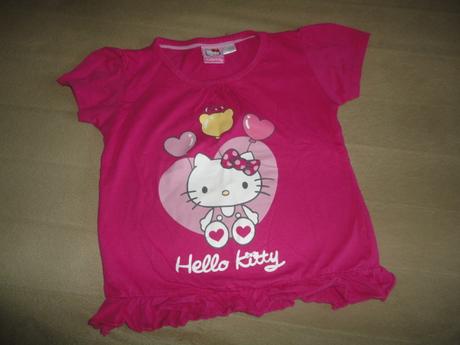 V top stavu triko hello kitty, vel. 110/116 celkem, 110