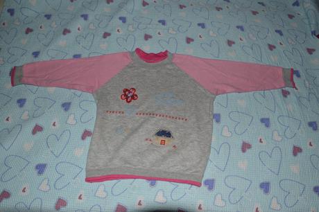 Bavlněná mikina, mikinka, heboučká, 110