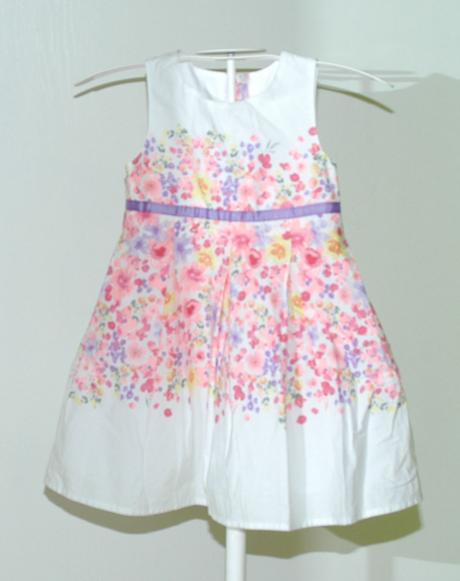 Slavnostní sváteční i letní dívčí šaty s kvítky, young dimension,98