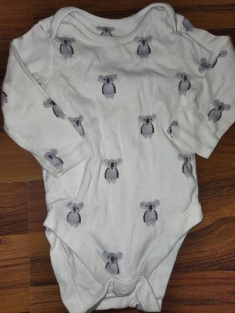 Bílé body s medvídkem 74, marks & spencer,74