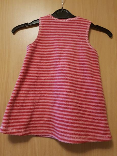 Krásné fleesové šaty značky george, vel.3-6 měsíců, george,62