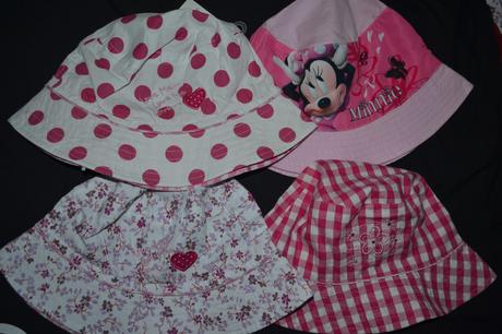 Letní nové kloboučky obvod 52-54 bavlna, disney,92 - 128