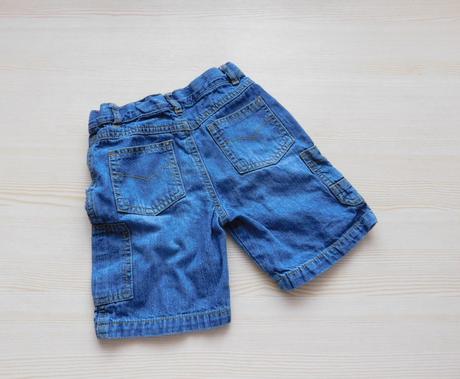 Riflové kraťásky vertbaudet vel. 80/86, vertbaudet,80