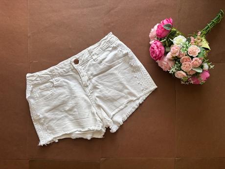Krásné kraťasy s krajkou - v.11/12 let, denim co,152