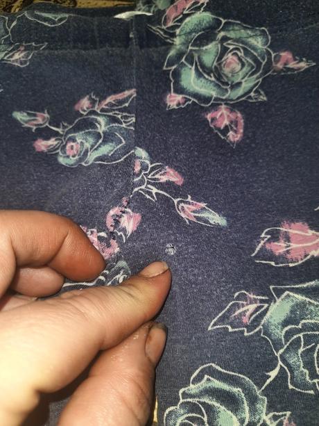 Dívčí legíny růže vel. 104 - 110, 104