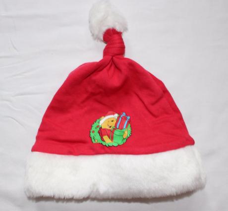 Al53. vánoční čepička s medvídkem pú, disney,62