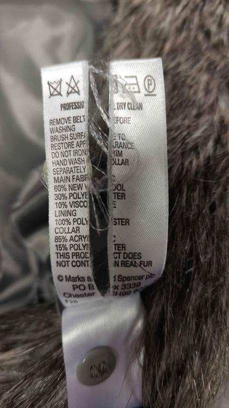 Kabát dámský kratký uk14/l, marks & spencer,l