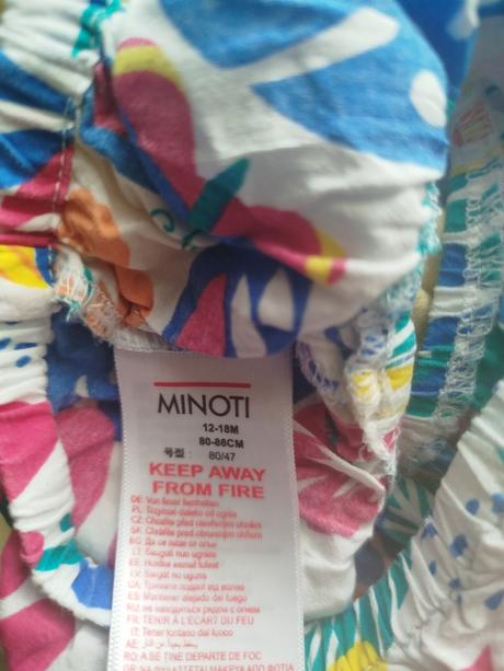 Kraťasy zn. minoti vel.86, minoti,86