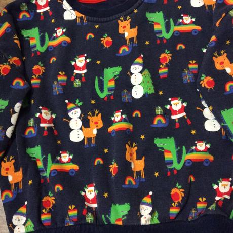 Tepláková vánoční mikina, 110