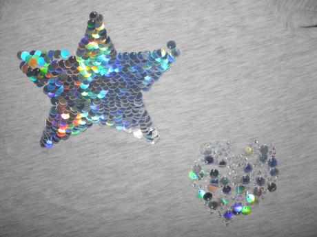 Tričko s flitry zn. next vel.122, next,122