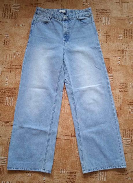 Dámské rifle džíny wide leg sinsay m 38, sinsay,m