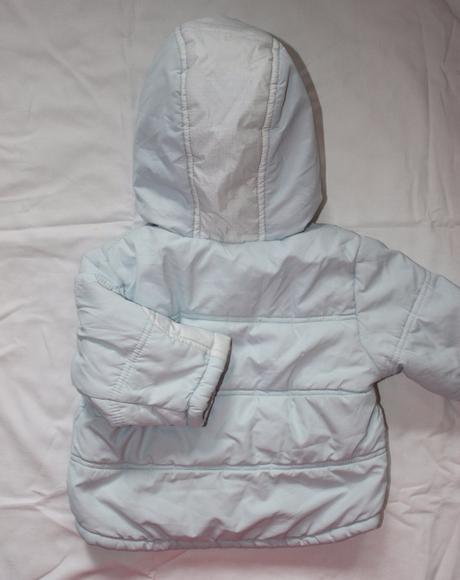 Bc17. bledě modrá přechodová bunda 9-12 měs. , mothercare,80