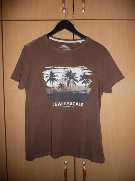 Hnědé pánské triko jean pascale vel.s, s