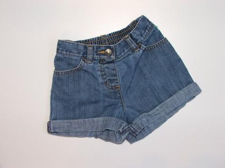 H277 jeans kraťasy vel. 6-12m, gymboree,80