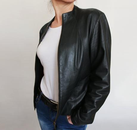 Kožená bunda marks & spencer vel.40, marks & spencer,l