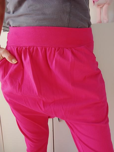 Růžové baggy zn."broadway" vel."m", broadway,m